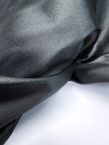 Black Twill Trench Coat Fabric