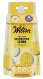 Wilton Yellow Ready-to-Use Decorator Icing Pouch with 4 Tips – 7.5 oz.