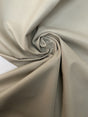 Beige Stretch Leather Fabric
