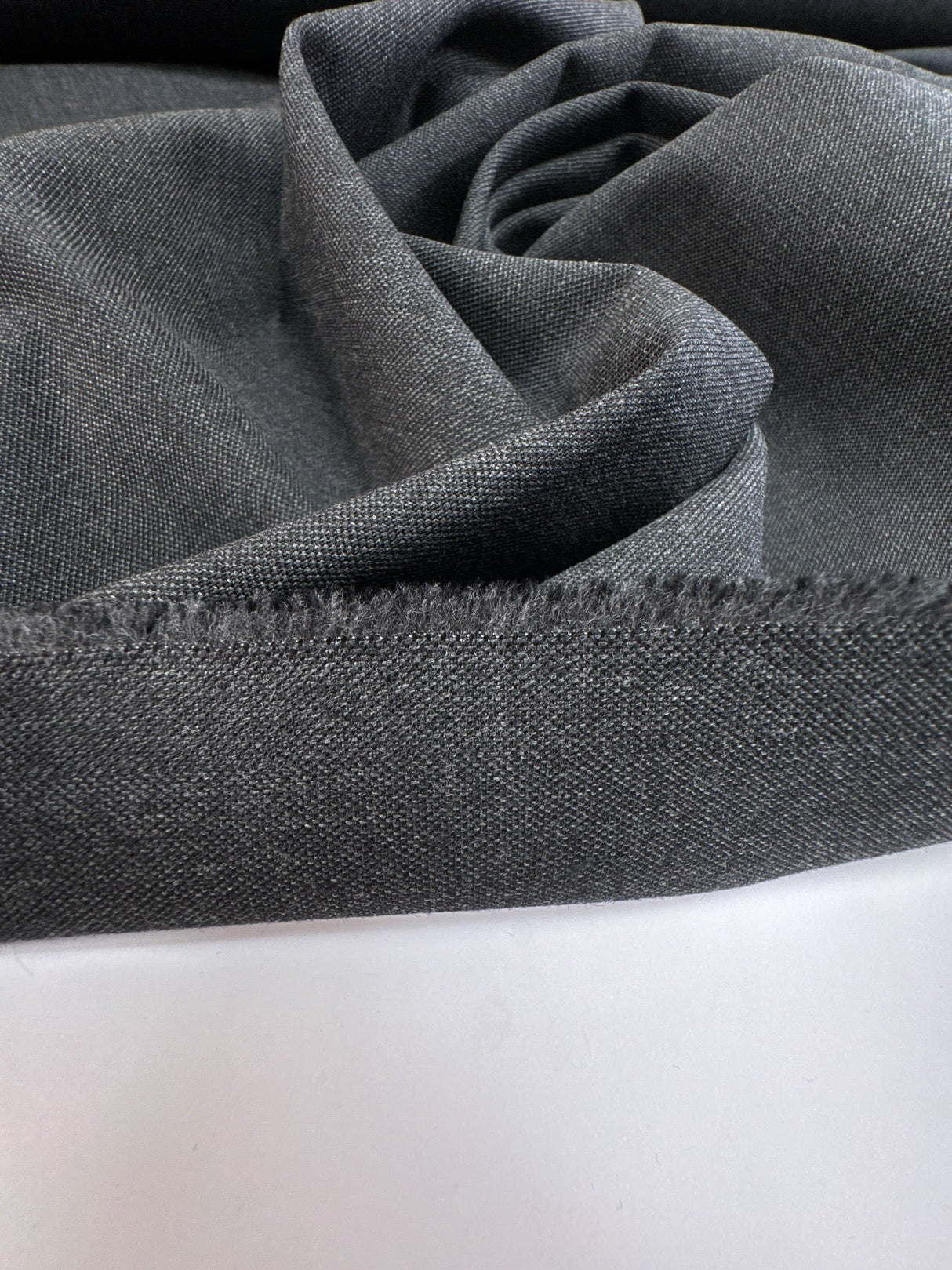 Virgin Wool Melange Gray Black