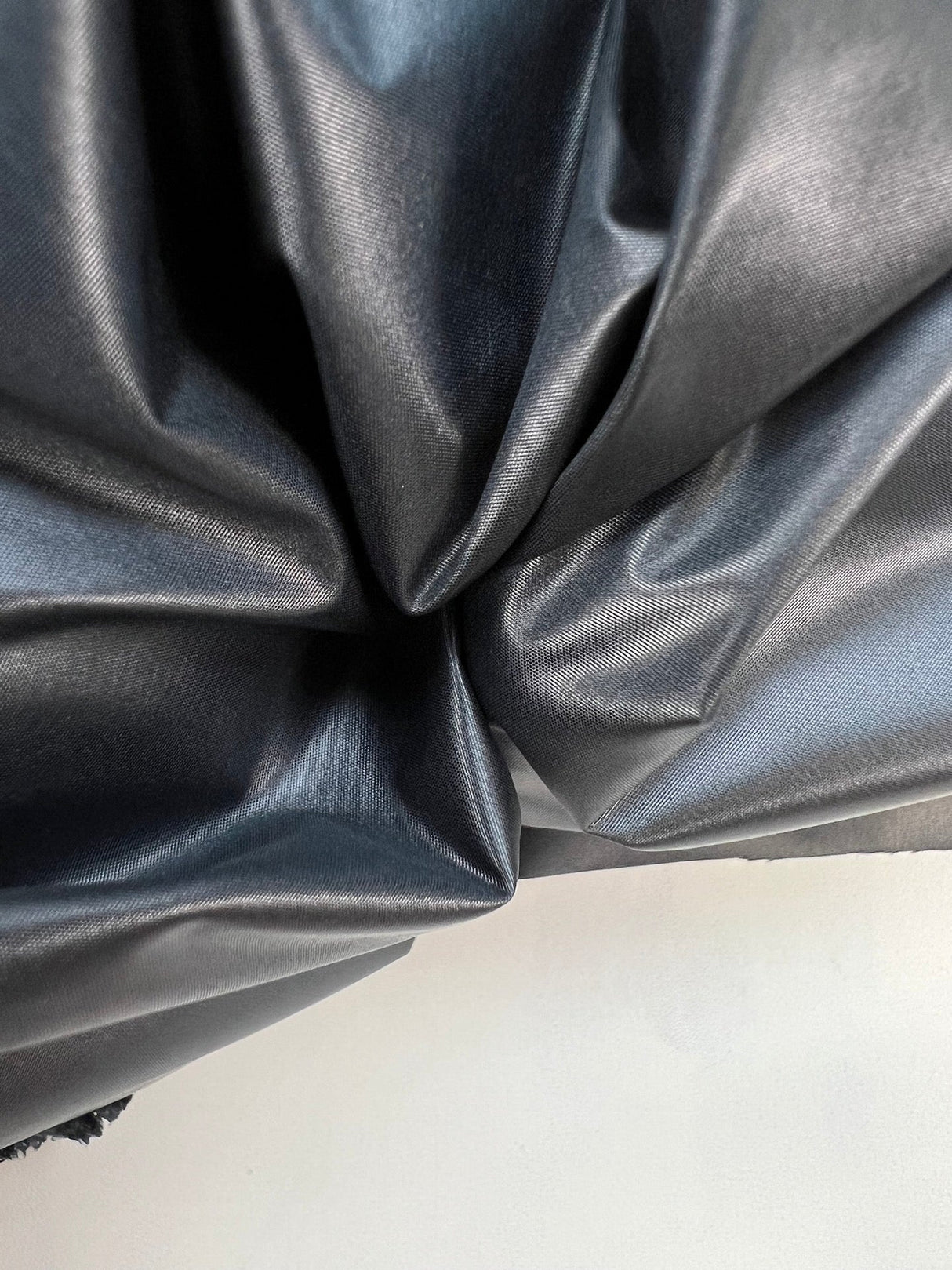 Italian Polyester Jacket Fabric Gray Green