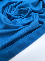 Polyamide Cotton Knitted Fabric Blue