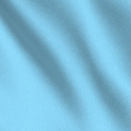 Baby Blue Satin Charmeuse Fabric - Baby Blue, 60" Width