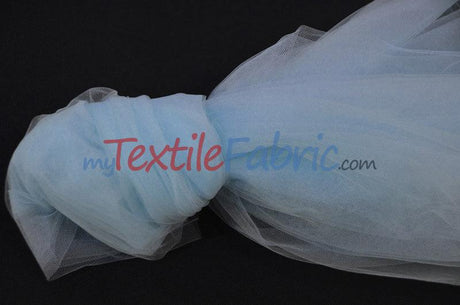 Bridal Tulle Illusion Nylon Tulle Fabric - Sheer Soft Bridal Veil, 108" Width (50 Yard Bolt)