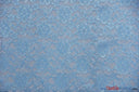 Raschel Lace Polyester Fabric - Floral Sheer Lace, 58/60" Width (1 Yard)