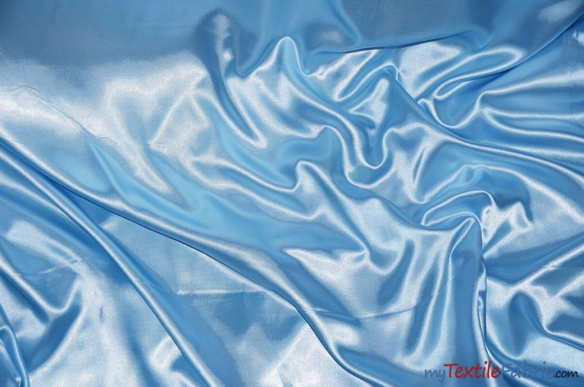 Silky Soft Medium Satin Polyester Fabric - Solid, 58/60" Width (70 Yard Bolt)