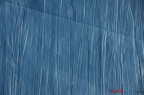 Crease Taffeta Crush Taffeta Polyester Fabric - Crushed Texture, 50/52" Width (Continuous Yards Or By Bolt)