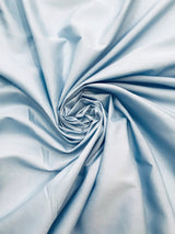 Lt Blue Poly Cotton Broadcloth Fabric - Light Blue, 59/60" Width (1 Yard)