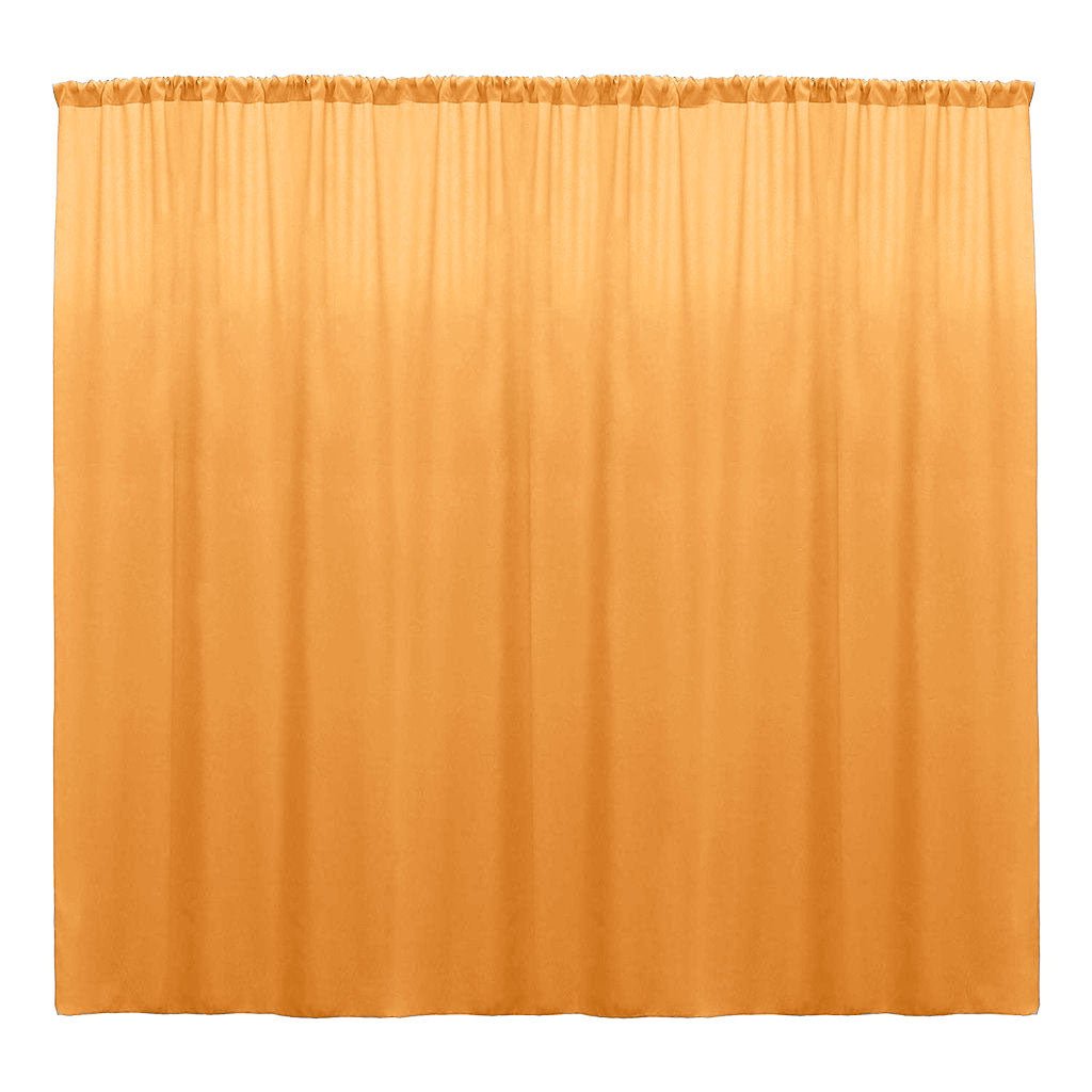 Backdrop Drape Curtain Polyester Poplin Fabric - Seamless, 10 Feet Wide X 10 Feet High (1 Panel)
