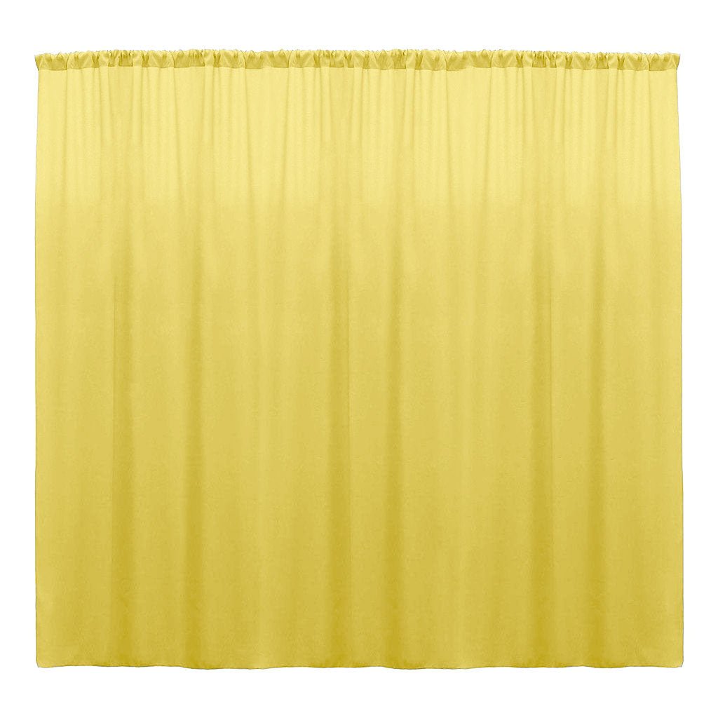 Backdrop Drape Curtain Polyester Poplin Fabric - Seamless, 10 Feet Wide X 10 Feet High (1 Panel)