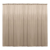Backdrop Drape Curtain Polyester Poplin Fabric - Seamless, 10 Feet Wide X 10 Feet High (1 Panel)
