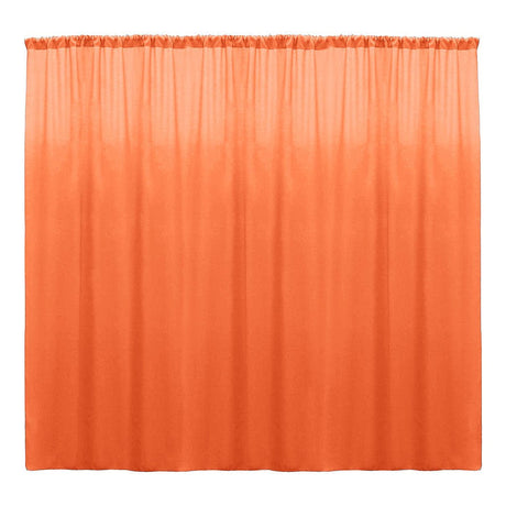 Backdrop Drape Curtain Polyester Poplin Fabric - Seamless, 10 Feet Wide X 10 Feet High (1 Panel)