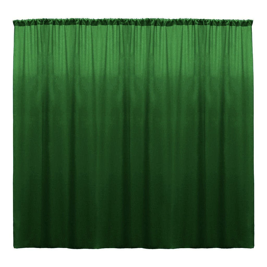 Backdrop Drape Curtain Polyester Poplin Fabric - Seamless, 10 Feet Wide X 10 Feet High (1 Panel)