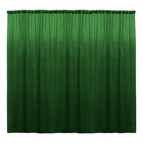 Backdrop Drape Curtain Polyester Poplin Fabric - Seamless, 10 Feet Wide X 10 Feet High (1 Panel)