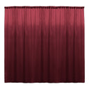 Backdrop Drape Curtain Polyester Poplin Fabric - Seamless, 10 Feet Wide X 10 Feet High (1 Panel)