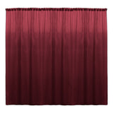 Backdrop Drape Curtain Polyester Poplin Fabric - Seamless, 10 Feet Wide X 10 Feet High (1 Panel)