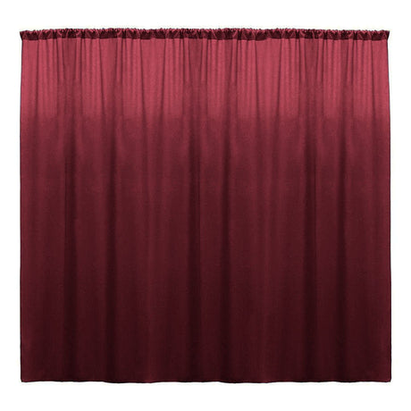 Backdrop Drape Curtain Polyester Poplin Fabric - Seamless, 10 Feet Wide X 10 Feet High (1 Panel)