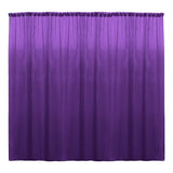 Backdrop Drape Curtain Polyester Poplin Fabric - Seamless, 10 Feet Wide X 10 Feet High (1 Panel)