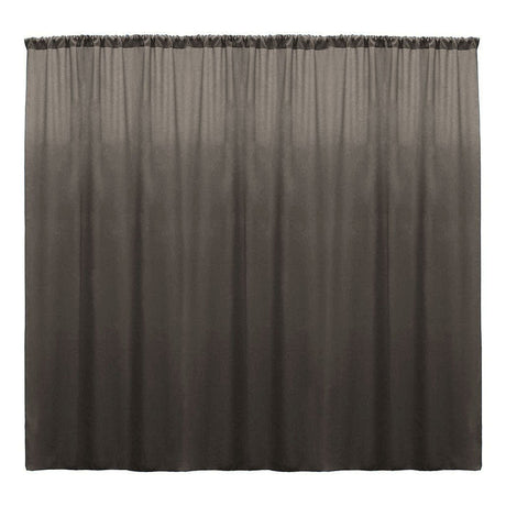 Backdrop Drape Curtain Polyester Poplin Fabric - Seamless, 10 Feet Wide X 10 Feet High (1 Panel)