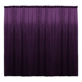 Backdrop Drape Curtain Polyester Poplin Fabric - Seamless, 10 Feet Wide X 10 Feet High (1 Panel)