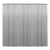 Backdrop Drape Curtain Polyester Poplin Fabric - Seamless, 10 Feet Wide X 10 Feet High (1 Panel)