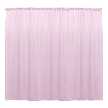 Backdrop Drape Curtain Polyester Poplin Fabric - Seamless, 10 Feet Wide X 10 Feet High (1 Panel)