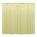 Backdrop Drape Curtain Polyester Poplin Fabric - Seamless, 10 Feet Wide X 10 Feet High (1 Panel)