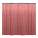 Backdrop Drape Curtain Polyester Poplin Fabric - Seamless, 10 Feet Wide X 10 Feet High (1 Panel)