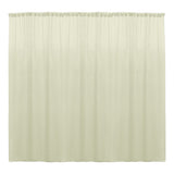 Backdrop Drape Curtain Polyester Poplin Fabric - Seamless, 10 Feet Wide X 15 Feet High (1 Panel)