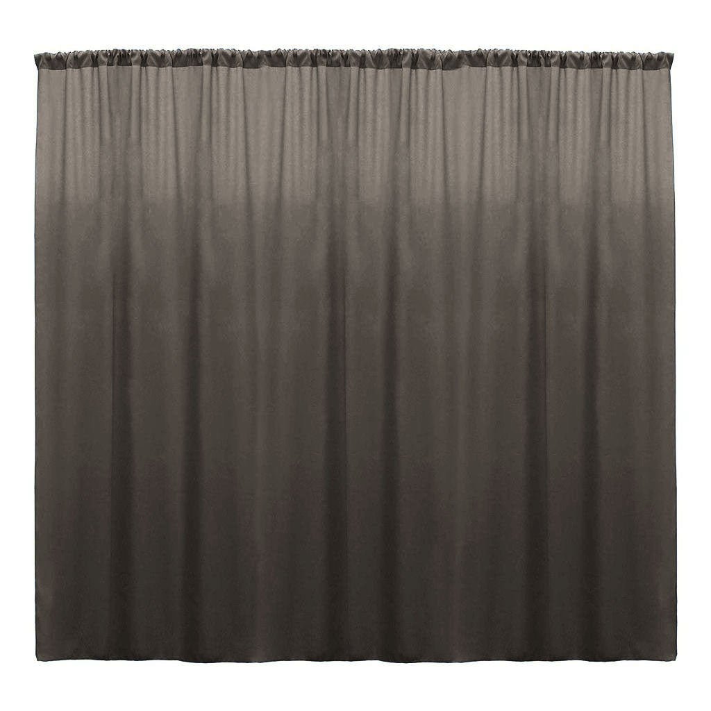 Backdrop Drape Curtain Polyester Poplin Fabric - Seamless, 10 Feet Wide X 15 Feet High (1 Panel)