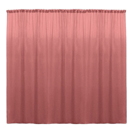 Backdrop Drape Curtain Polyester Poplin Fabric - Seamless, 10 Feet Wide X 15 Feet High (1 Panel)