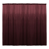 Backdrop Drape Curtain Polyester Poplin Fabric - Seamless, 10 Feet Wide X 15 Feet High (1 Panel)