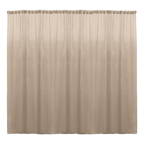 Backdrop Drape Curtain Polyester Poplin Fabric - Seamless, 10 Feet Wide X 15 Feet High (1 Panel)