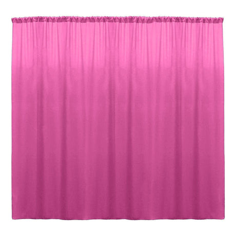 Backdrop Drape Curtain Polyester Poplin Fabric - Seamless, 10 Feet Wide X 15 Feet High (1 Panel)