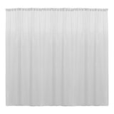 Backdrop Drape Curtain Polyester Poplin Fabric - Seamless, 10 Feet Wide X 15 Feet High (1 Panel)