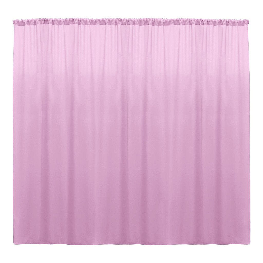 Backdrop Drape Curtain Polyester Poplin Fabric - Seamless, 10 Feet Wide X 15 Feet High (1 Panel)
