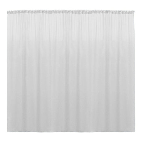 Backdrop Drape Curtain Polyester Poplin Fabric - Seamless, 10 Feet Wide X 15 Feet High (1 Panel)