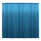 Backdrop Drape Curtain Polyester Poplin Fabric - Seamless, 10 Feet Wide X 15 Feet High (1 Panel)