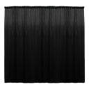 Backdrop Drape Curtain Polyester Poplin Fabric - Seamless, 10 Feet Wide X 15 Feet High (1 Panel)