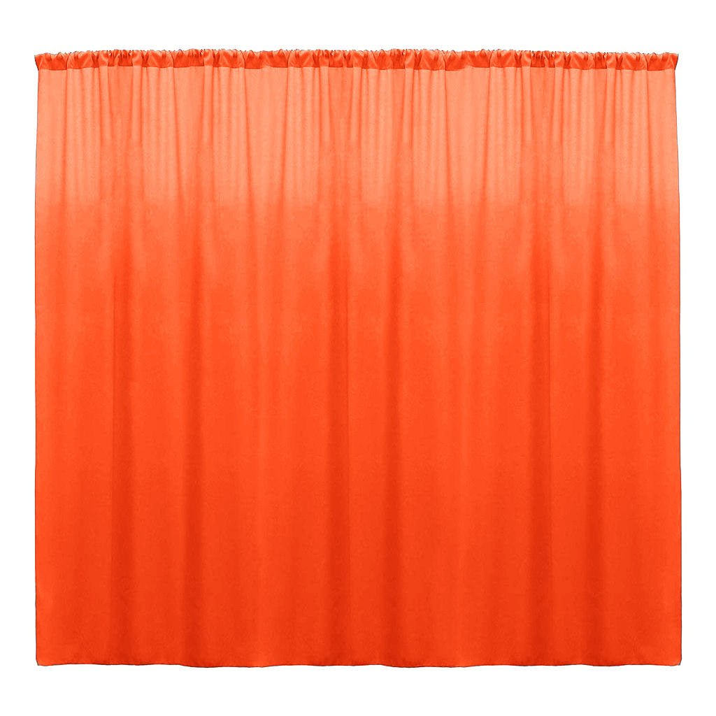 Backdrop Drape Curtain Polyester Poplin Fabric - Seamless, 10 Feet Wide X 15 Feet High (1 Panel)