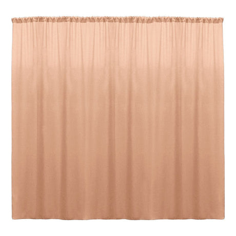 Backdrop Drape Curtain Polyester Poplin Fabric - Seamless, 10 Feet Wide x 20 Feet High, 1 Panel (1 Panel)