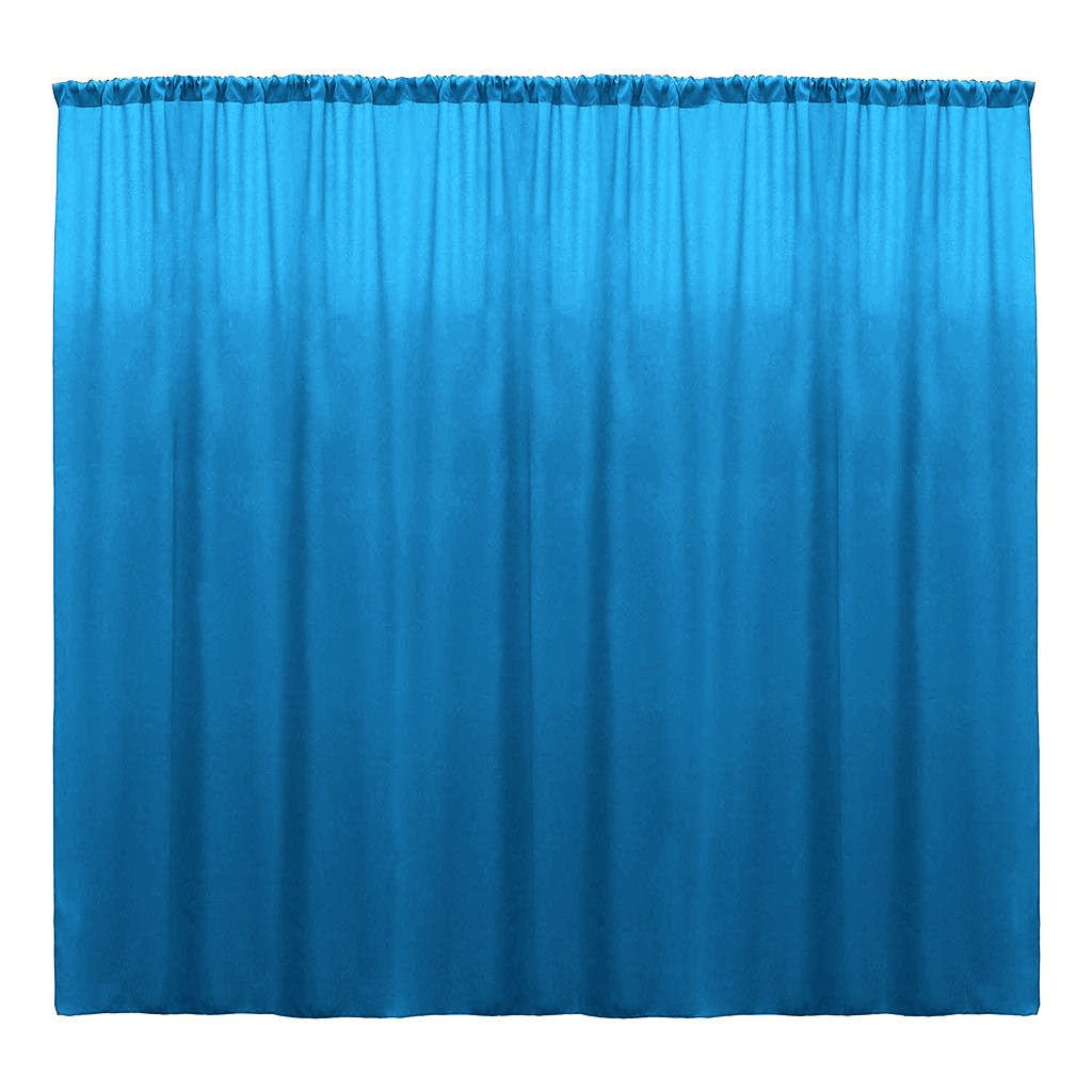 Backdrop Drape Curtain Polyester Poplin Fabric - Seamless, 10 Feet Wide x 20 Feet High, 1 Panel (1 Panel)
