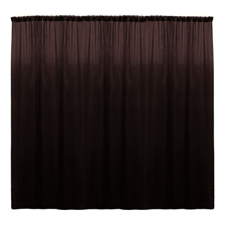 Backdrop Drape Curtain Polyester Poplin Fabric - Seamless, 10 Feet Wide x 20 Feet High, 1 Panel (1 Panel)