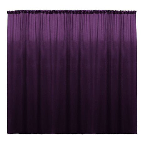 Backdrop Drape Curtain Polyester Poplin Fabric - Seamless, 10 Feet Wide x 20 Feet High, 1 Panel (1 Panel)