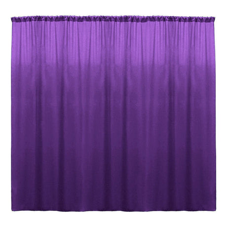 Backdrop Drape Curtain Polyester Poplin Fabric - Seamless, 10 Feet Wide x 20 Feet High, 1 Panel (1 Panel)