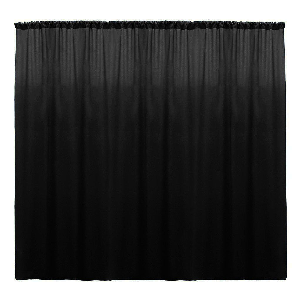 Backdrop Drape Curtain Polyester Poplin Fabric - Seamless, 10 Feet Wide x 20 Feet High, 1 Panel (1 Panel)