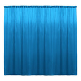 Backdrop Drape Curtain Polyester Poplin Fabric - Seamless, 10 Feet Wide x 20 Feet High, 1 Panel (1 Panel)