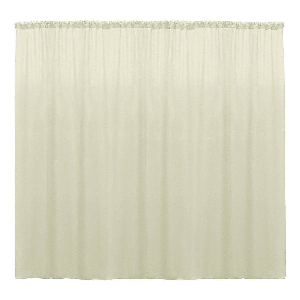Backdrop Drape Curtain Polyester Poplin Fabric - Seamless, 10 Feet Wide x 20 Feet High, 1 Panel (1 Panel)