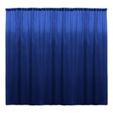Polyester Poplin Fabric - Seamless Backdrop Drape Curtain, 10 Feet Wide x 6 Feet High (1 Panel)