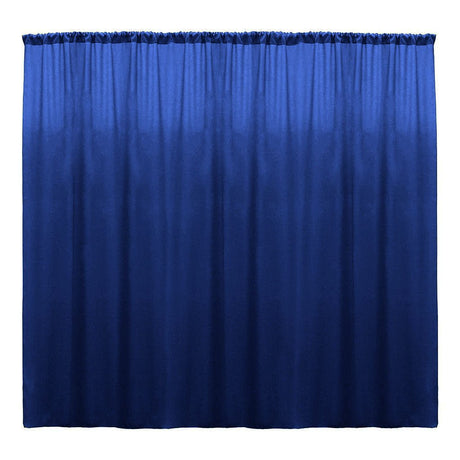 Polyester Poplin Fabric - Seamless Backdrop Drape Curtain, 10 Feet Wide x 6 Feet High (1 Panel)